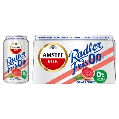 Amstel Radler Fris 0.0 Bier Grapefruit Blik