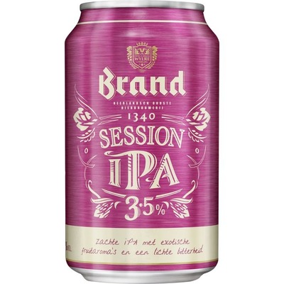 Brand Session ipa blik