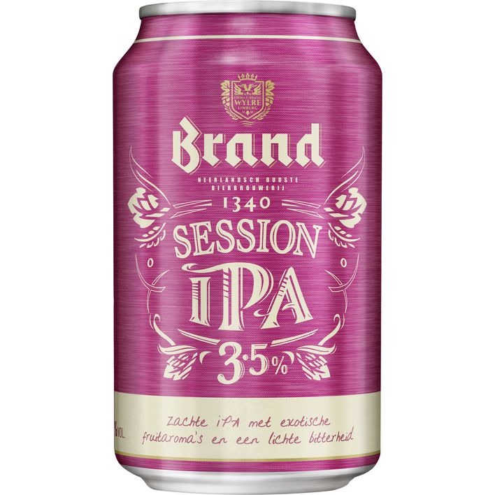 Brand Session ipa blik