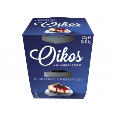 Danone Oikos blueberry cheesecake
