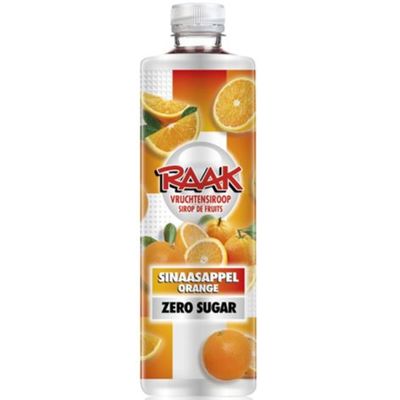 Raak Siroop Zero Sinaasappel
