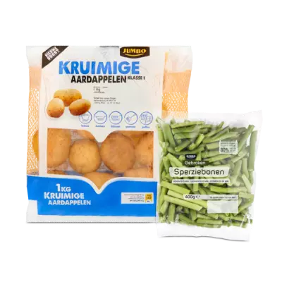 Aardappelen en Sperziebonen