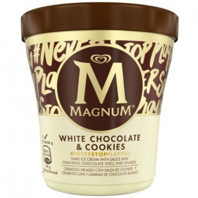 Magnum White chocolate & cookies pint ijs