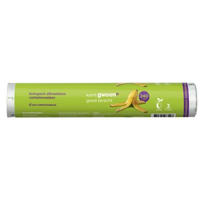 G'woon Biologische Containerzakken 40 Liter