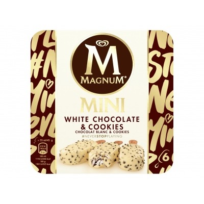 Magnum Mini white cookies