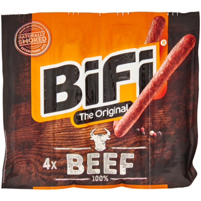 Bifi 100% beef 4 stuks