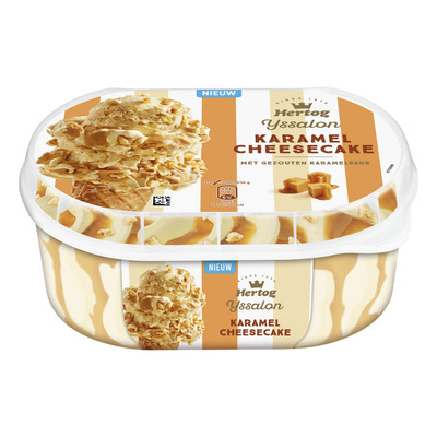Hertog IJssalon caramel cheesecake