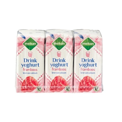 Huismerk drinkyoghurt framboos