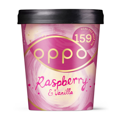 Oppo Raspberry & vanilla ice cream