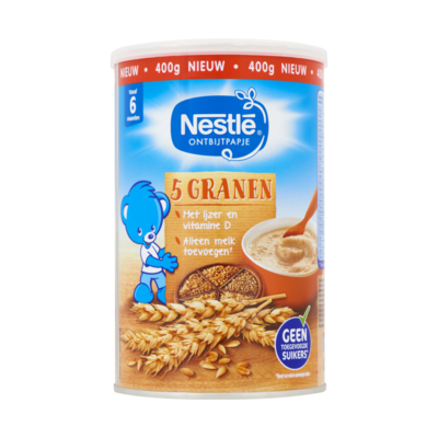 Nestlé Ontbijtpapje 5 granen 6+ mnd baby pap