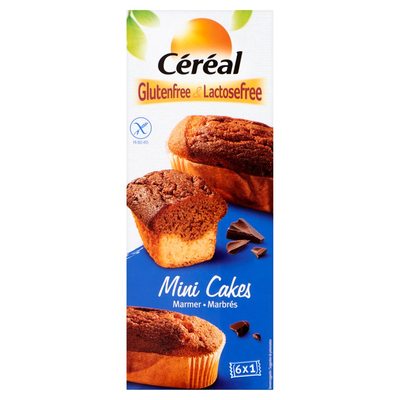 Céréal Glutenfree & Lactosefree Mini Cakes Marmer 6 Stuks 200 g