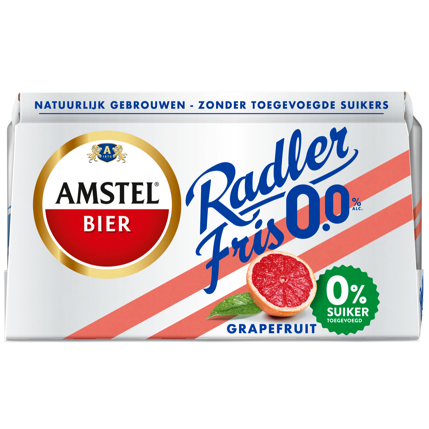 Amstel Radler 0.0% grapefruit - max. 24 six packs per kla Max. geldt ook in combinatie met overige varianten
