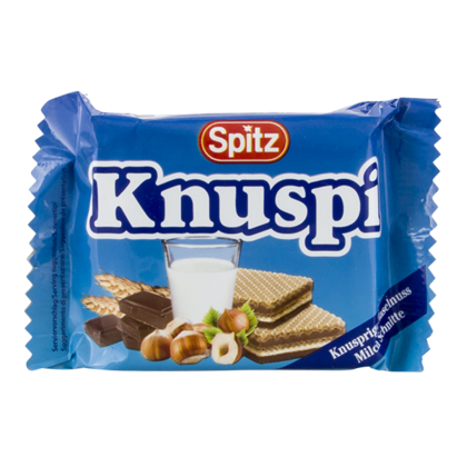 Spitz Knuspi melk hazelnoot wafeltjes