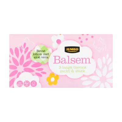 Huismerk Balsem 3-Laags Tissues