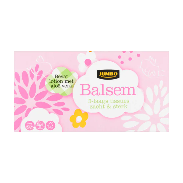 Huismerk Balsem 3-Laags Tissues