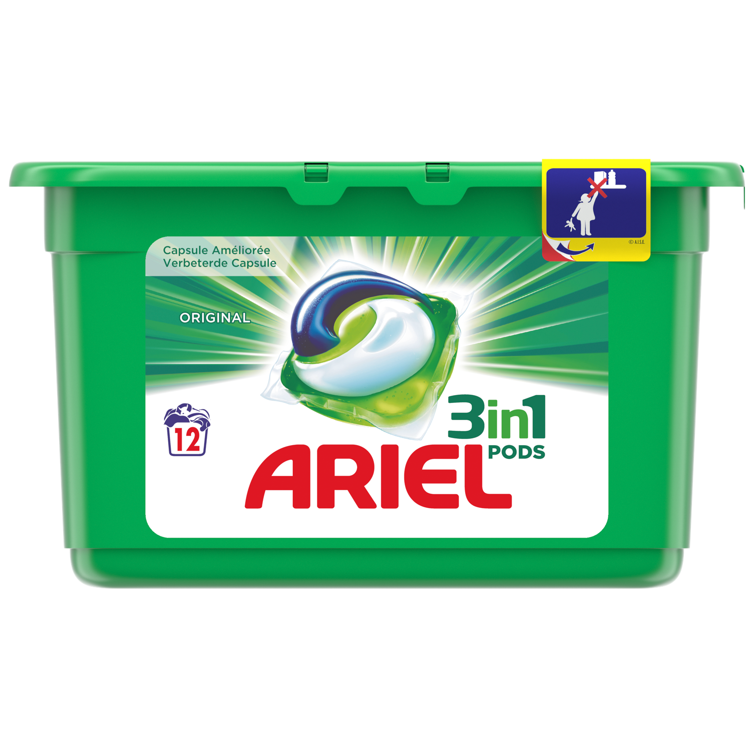 Ariel Vloeibaar wasmiddel 3-in-1 pods original