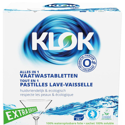 Klok Vaatwaswastabletten alles in 1 fosfaatvr