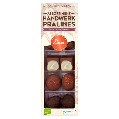 Elvee Handwerk Pralines Biologisch 135 g