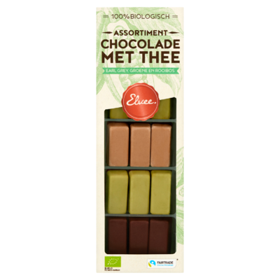 Elvee Chocolade met Thee Biologisch 155 g