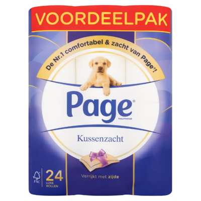 Page Toiletpapier Kussenzacht Voordeelpak 12 Luxe Rollen