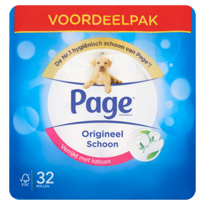 Page Toiletpapier Origineel Schoon Voordeelpak 32 Rollen