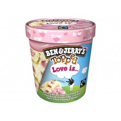 Ben & Jerry's Topped love who you love