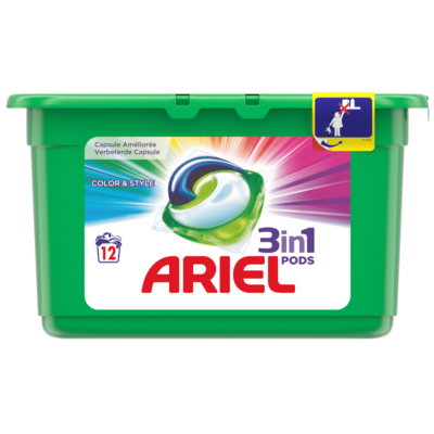 Ariel Vloeibaar wasmiddel 3-in-1 pods color & style