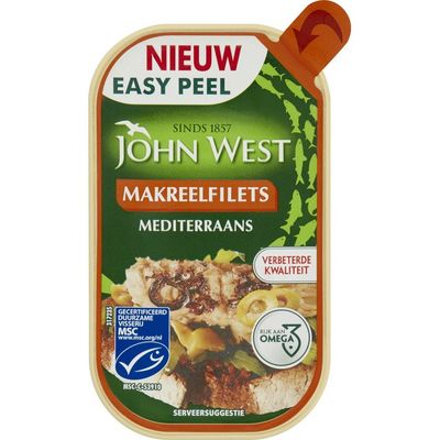 John West Makreelfilet mediteraans MSC