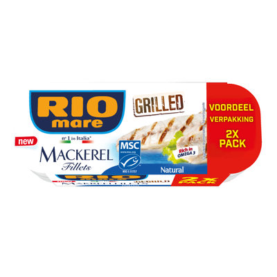 Rio Mare Makreel in water duo verpakking