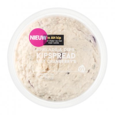 Huismerk Kipspread met cranberry