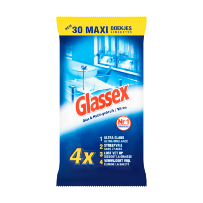 Glassex Glas & Multi-Gebruik Maxi Doekjes