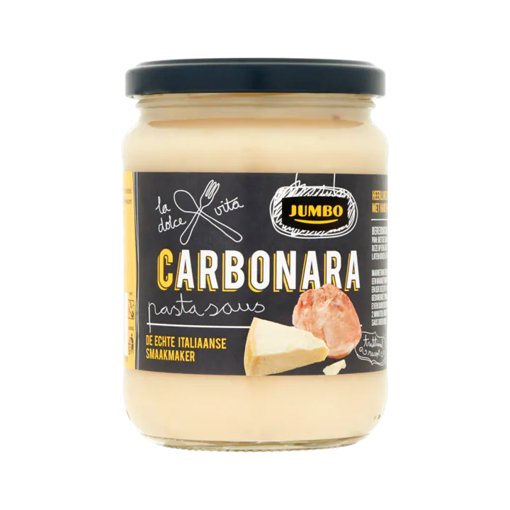Huismerk Carbonara Pastasaus