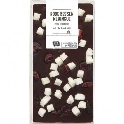 AH Pure chocolade rode bessen meringue
