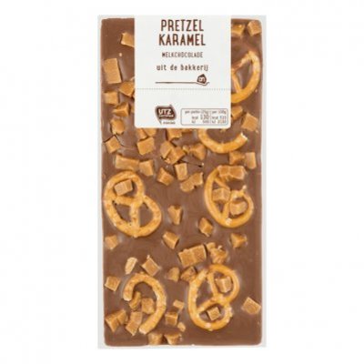 AH Melk chocolade pretzel karamel