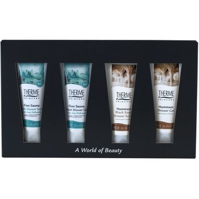 Therme Hammam finn sauna favoriet shower scrub