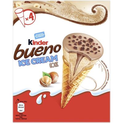 Kinder Bueno ijs hoorntje
