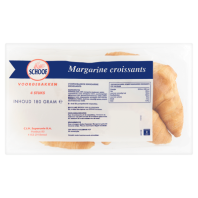Schoof Margarine Croissants