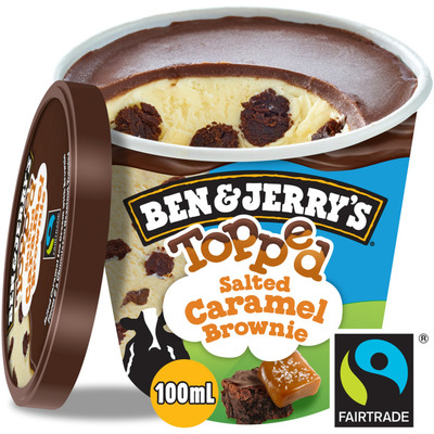Ben & Jerry's Topped salted brownie