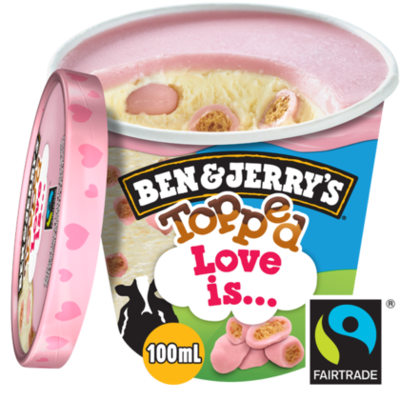 Ben&Jerry's Topped love is... Fairtrade