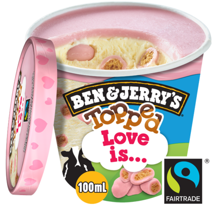 Ben&Jerry's Topped love is... Fairtrade