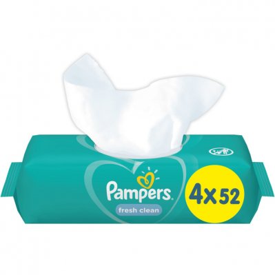 Pampers Baby wipes fresh clean 4-pack