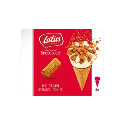 Lotus The Original Speculoos Hoorntjes 4 Stuks
