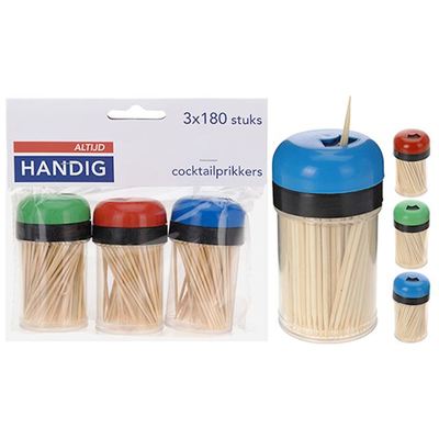 Altijd Handig cocktailprikkers 3 x 180 stuks