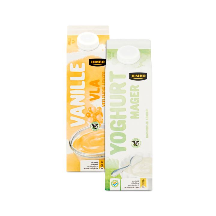 Huismerk Vanillevla En Magere Yoghurt