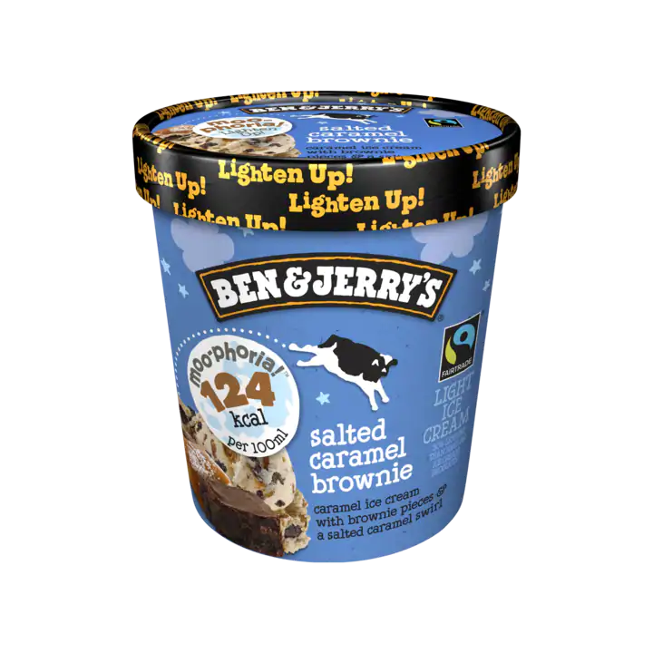Ben & Jerry's Moo-Phoria Salted Caramel Brownie