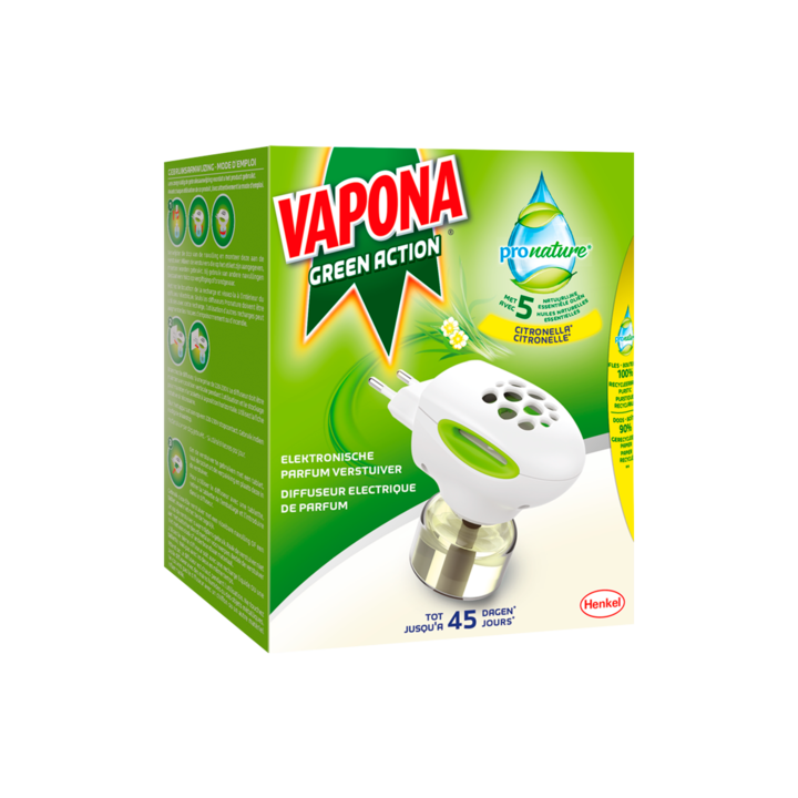Vapona Green Action Elektronische Parfum Verstuiver