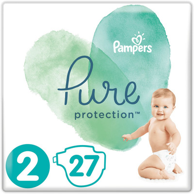 Pampers Pure protection maat 4-8 kg maat 2