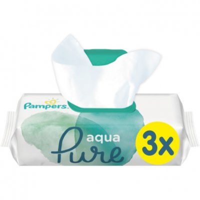 Pampers Baby Wipes Pure Protection 3 stuks