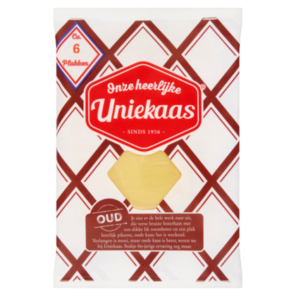 Uniekaas Oud 48+ plakken
