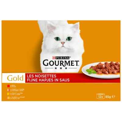 Gourmet Kattenvoer gold fijne hapjes in saus